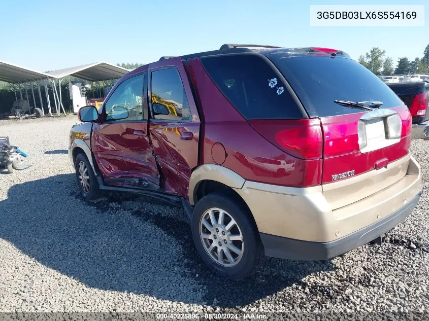 2006 Buick Rendezvous Cx VIN: 3G5DB03LX6S554169 Lot: 40225896