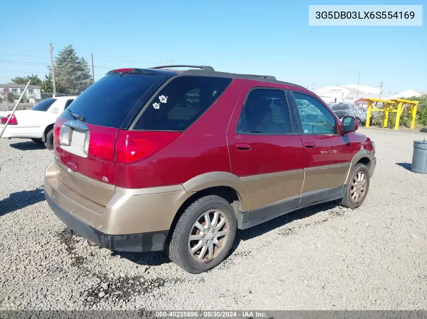 2006 Buick Rendezvous Cx VIN: 3G5DB03LX6S554169 Lot: 40225896