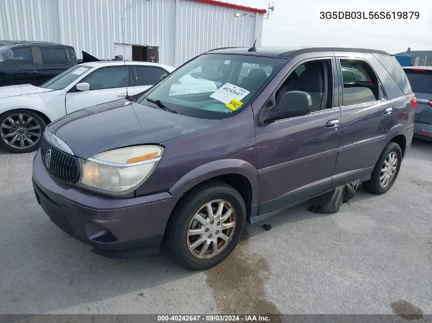 2006 Buick Rendezvous Cx VIN: 3G5DB03L56S619879 Lot: 40242647