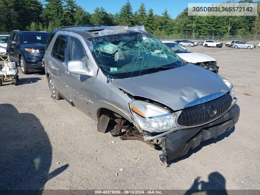 2006 Buick Rendezvous Cx VIN: 3G5DB03L36S572142 Lot: 40279856