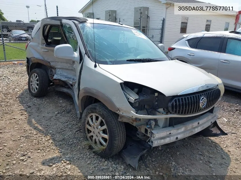 2007 Buick Rendezvous Cxl VIN: 3G5DA03L77S577011 Lot: 39935981