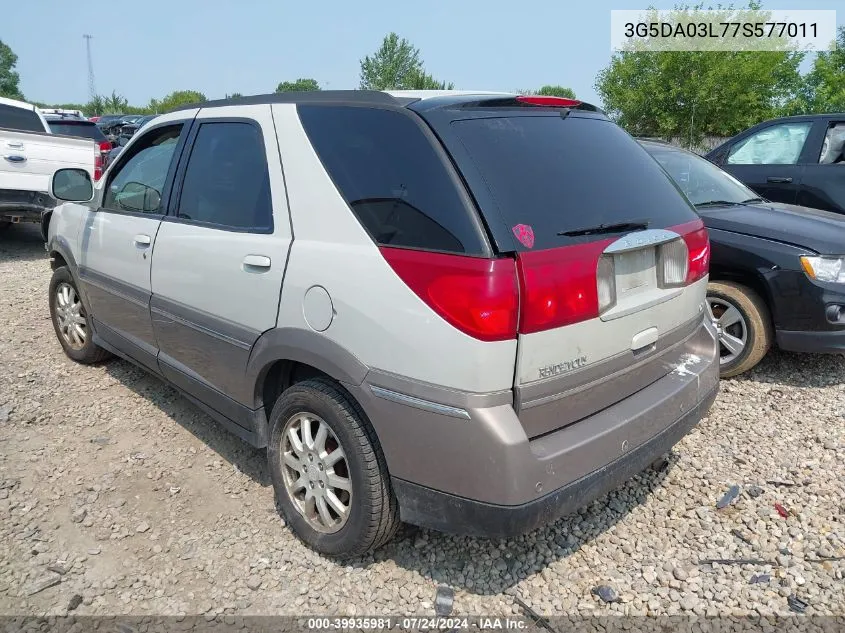 3G5DA03L77S577011 2007 Buick Rendezvous Cxl