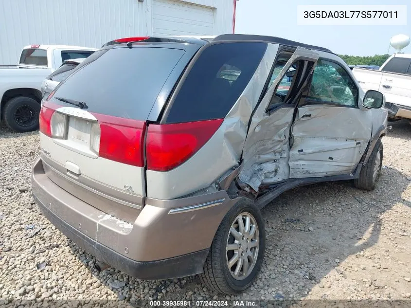 3G5DA03L77S577011 2007 Buick Rendezvous Cxl