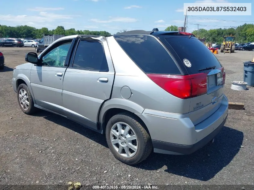 3G5DA03L87S532403 2007 Buick Rendezvous Cx