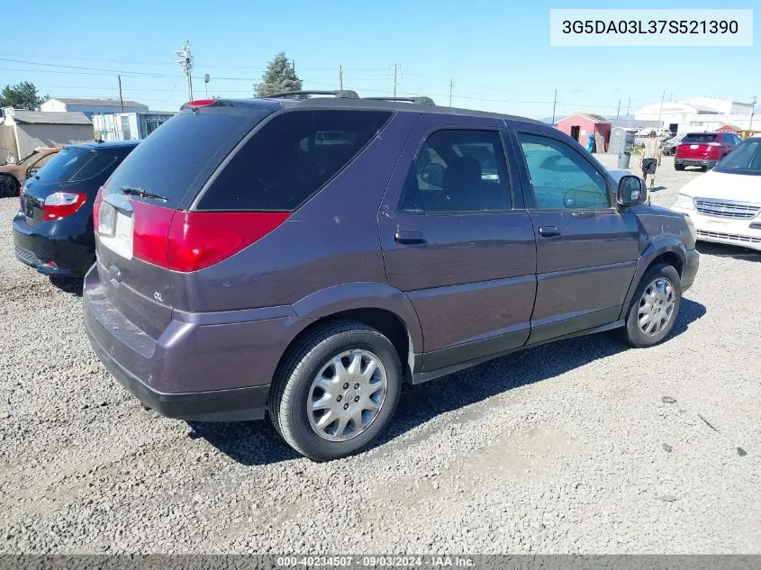 2007 Buick Rendezvous Cxl VIN: 3G5DA03L37S521390 Lot: 40234507