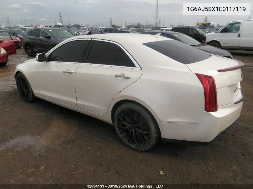 2014 Cadillac Ats VIN: 1G6AJ5SX1E0117119 Lot: 12094131