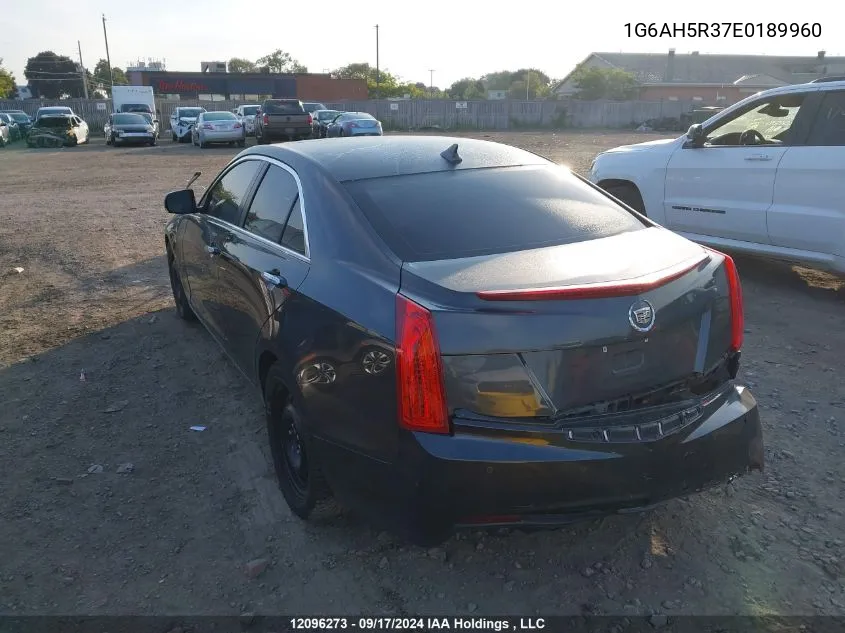 1G6AH5R37E0189960 2014 Cadillac Ats