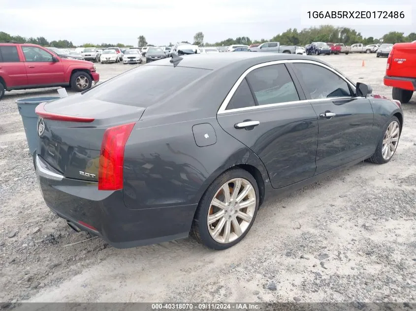 1G6AB5RX2E0172486 2014 Cadillac Ats Luxury