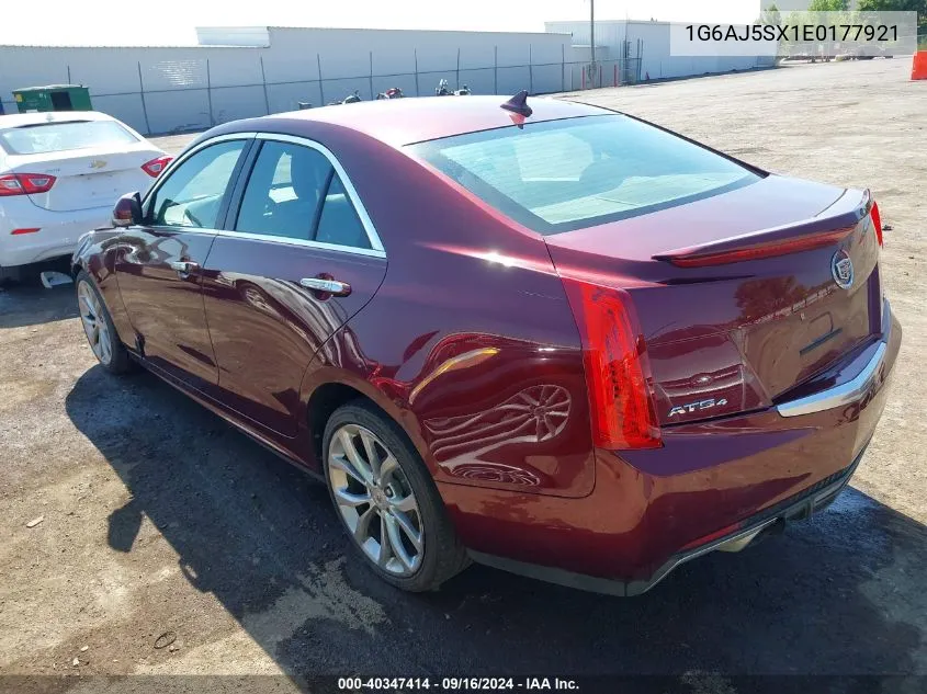 2014 Cadillac Ats Performance VIN: 1G6AJ5SX1E0177921 Lot: 40347414