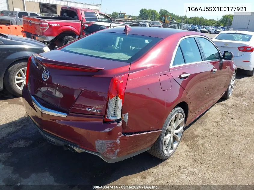 2014 Cadillac Ats Performance VIN: 1G6AJ5SX1E0177921 Lot: 40347414