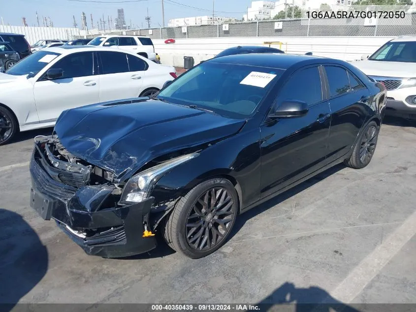 2016 Cadillac Ats Standard VIN: 1G6AA5RA7G0172050 Lot: 40350439