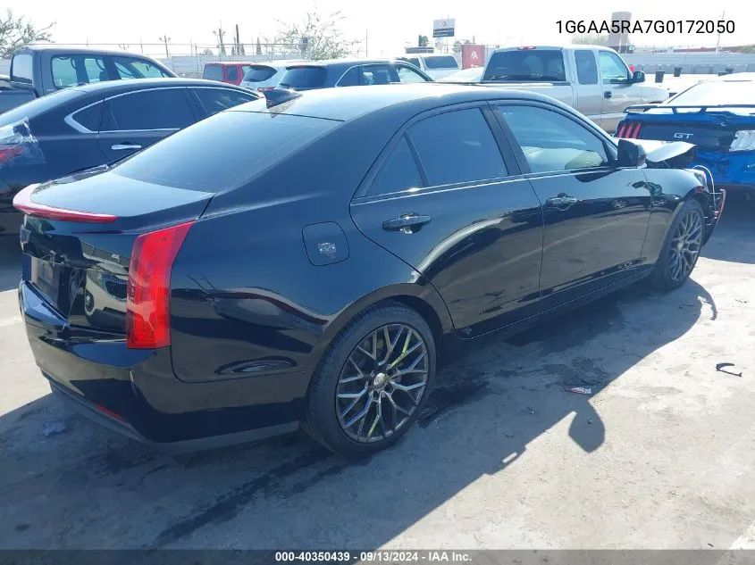 2016 Cadillac Ats Standard VIN: 1G6AA5RA7G0172050 Lot: 40350439