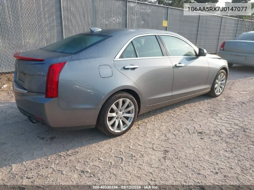 2018 Cadillac Ats VIN: 1G6AA5RX7J0147077 Lot: 40330394