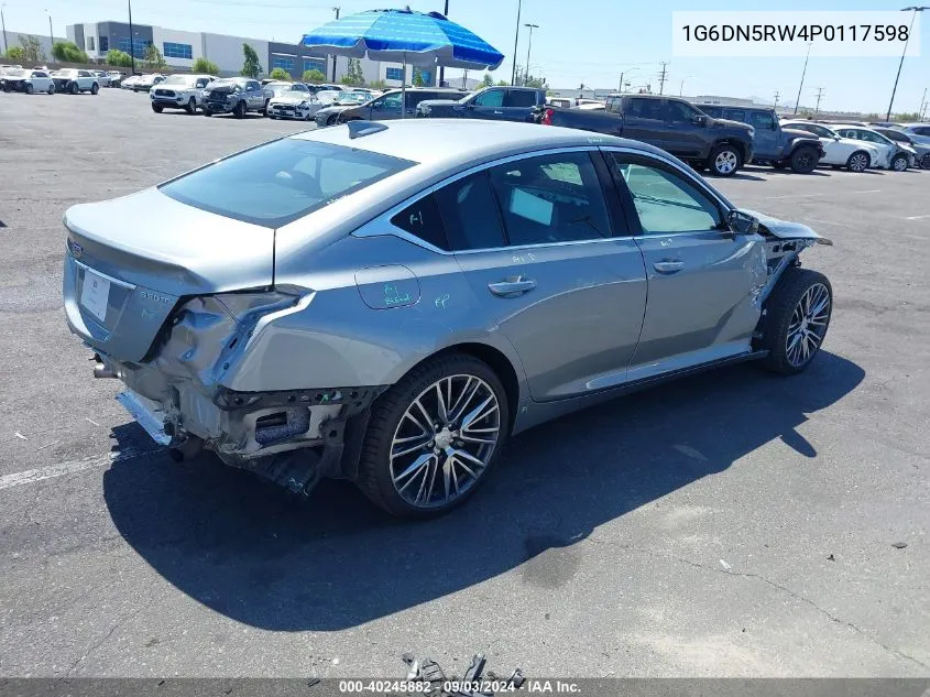 1G6DN5RW4P0117598 2023 Cadillac Ct5 Premium Luxury