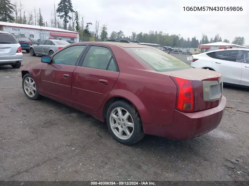 1G6DM57N430169806 2003 Cadillac Cts Standard