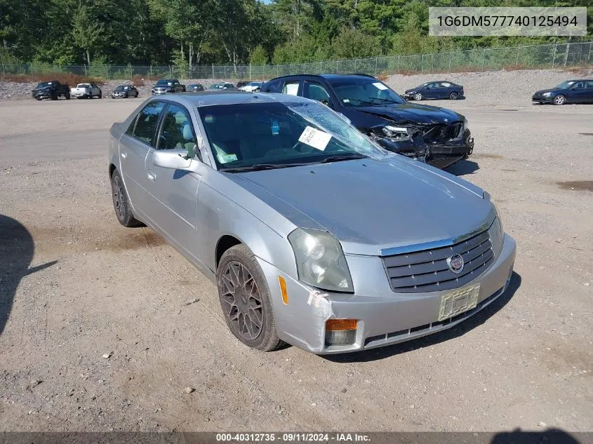 1G6DM577740125494 2004 Cadillac Cts Standard