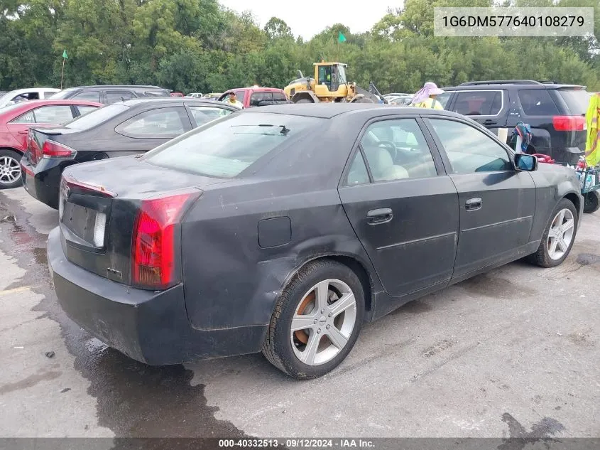 1G6DM577640108279 2004 Cadillac Cts Standard