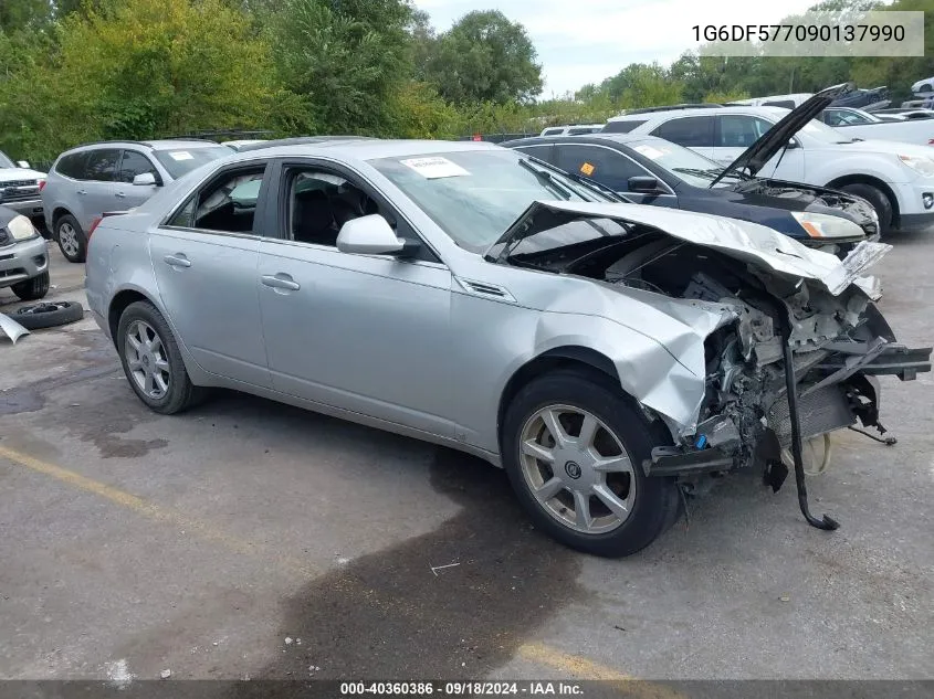 2009 Cadillac Cts VIN: 1G6DF577090137990 Lot: 40360386