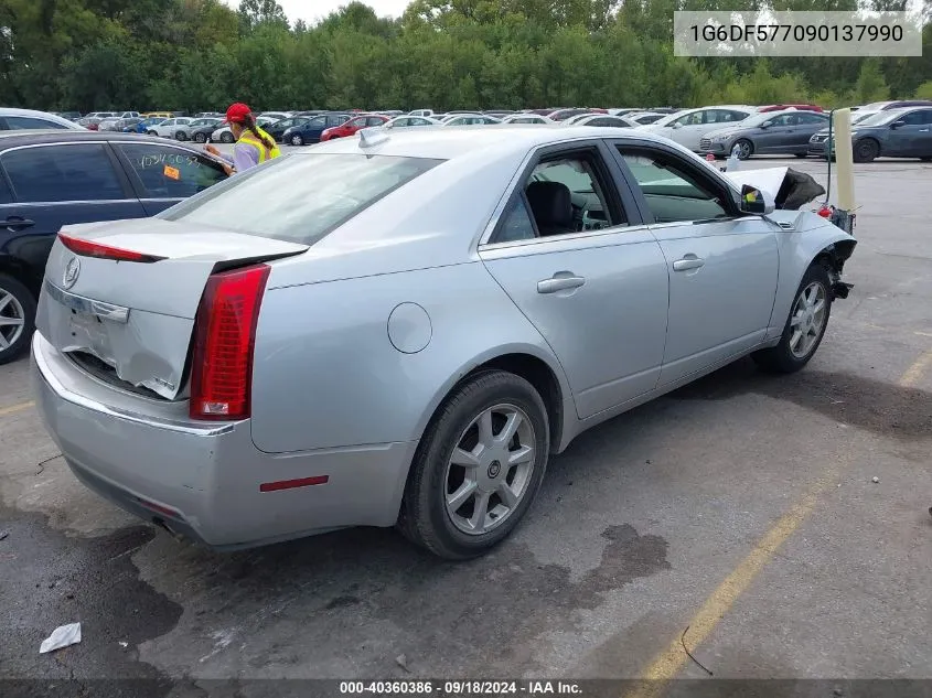 2009 Cadillac Cts VIN: 1G6DF577090137990 Lot: 40360386