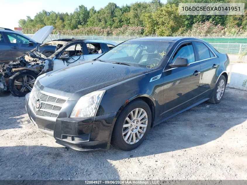 2010 Cadillac Cts Sedan VIN: 1G6DC5EGXA0141951 Lot: 12084927