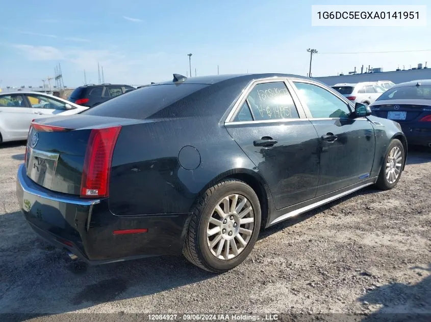 1G6DC5EGXA0141951 2010 Cadillac Cts Sedan