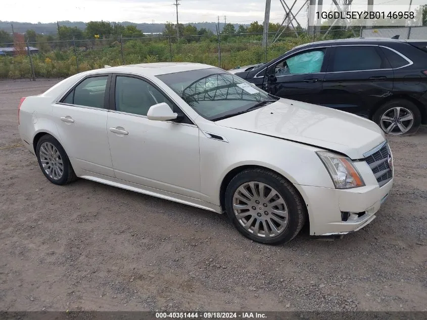 2011 Cadillac Cts Performance Collection VIN: 1G6DL5EY2B0146958 Lot: 40351444