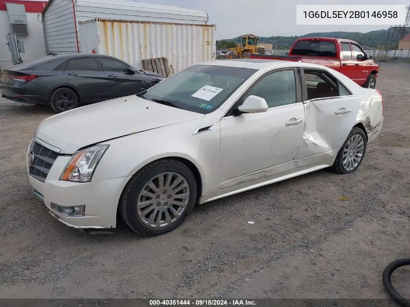 2011 Cadillac Cts Performance Collection VIN: 1G6DL5EY2B0146958 Lot: 40351444