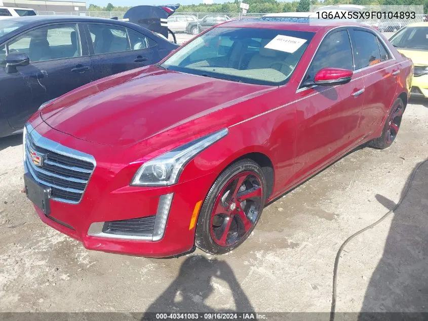 1G6AX5SX9F0104893 2015 Cadillac Cts Luxury