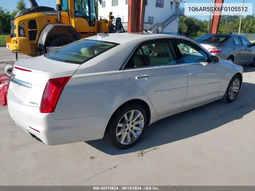 1G6AR5SX6F0105512 2015 Cadillac Cts Luxury Collection