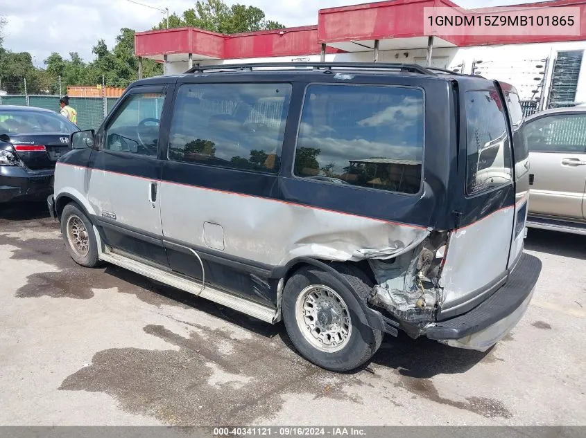 1991 Chevrolet Astro VIN: 1GNDM15Z9MB101865 Lot: 40341121