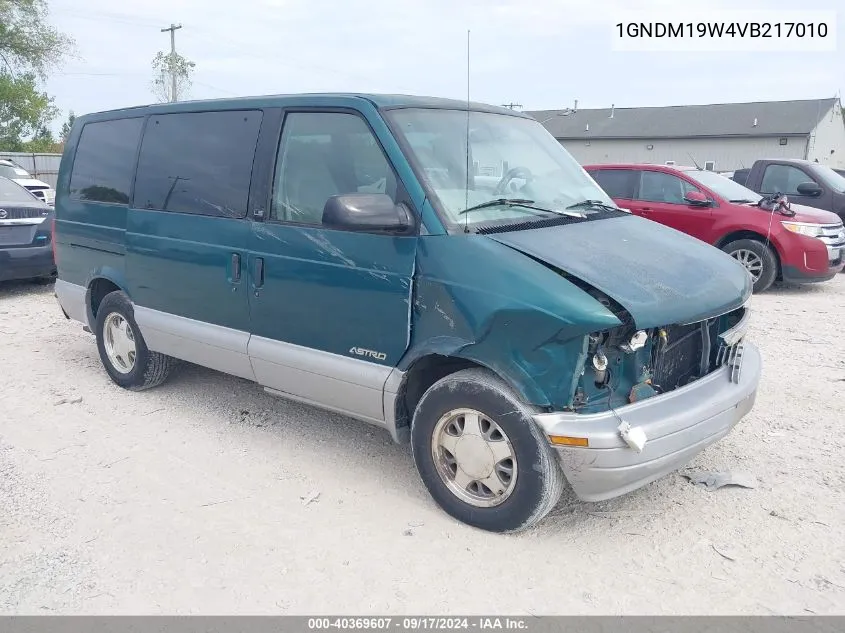 1997 Chevrolet Astro Ls Cmi VIN: 1GNDM19W4VB217010 Lot: 40369607