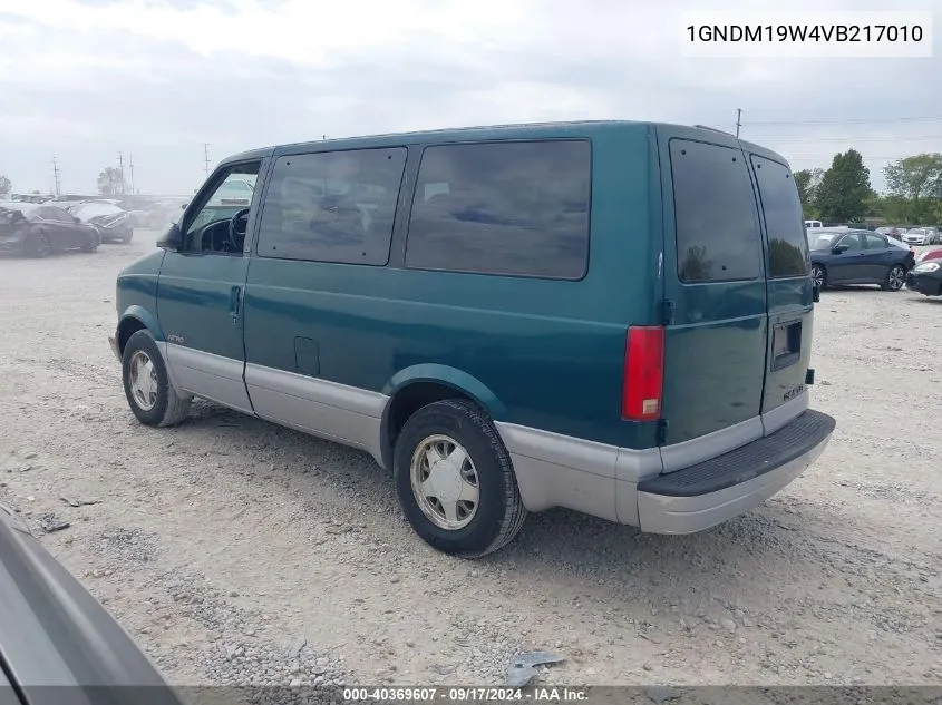 1997 Chevrolet Astro Ls Cmi VIN: 1GNDM19W4VB217010 Lot: 40369607