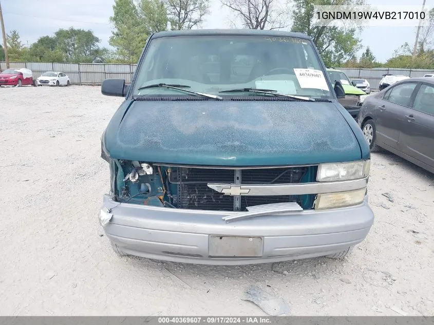 1997 Chevrolet Astro Ls Cmi VIN: 1GNDM19W4VB217010 Lot: 40369607