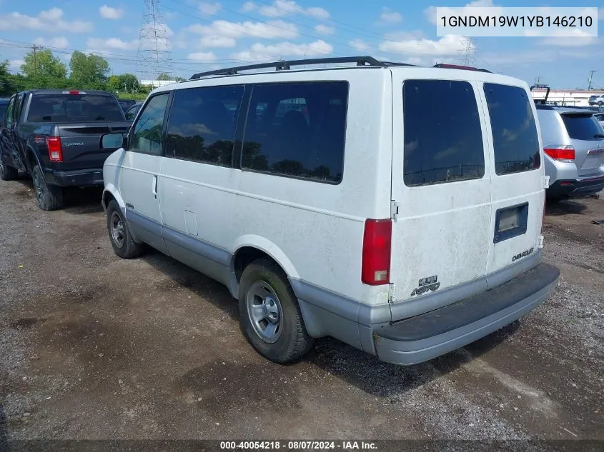 1GNDM19W1YB146210 2000 Chevrolet Astro