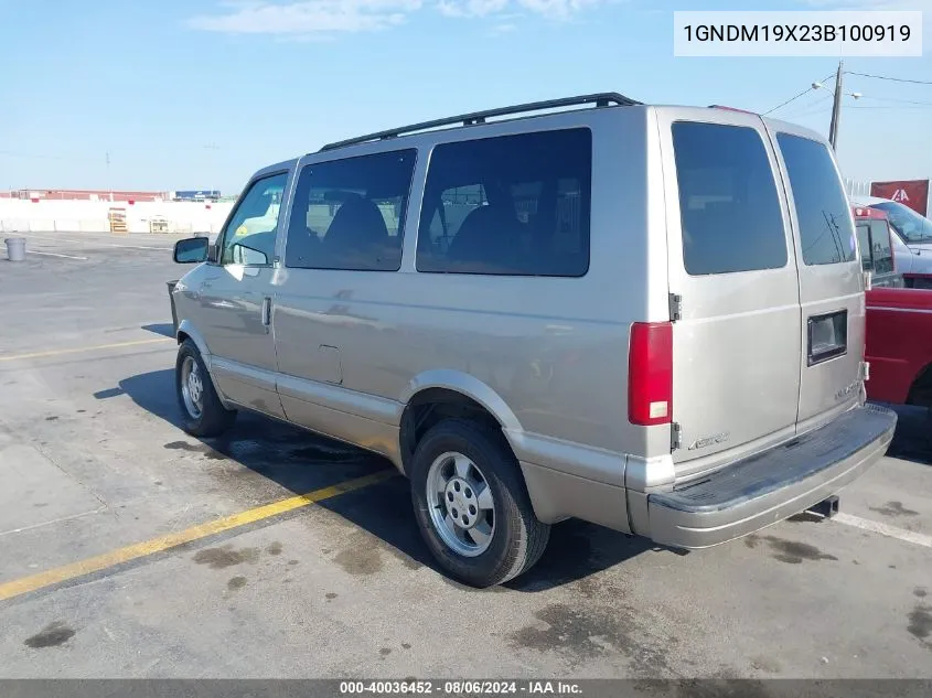 1GNDM19X23B100919 2003 Chevrolet Astro