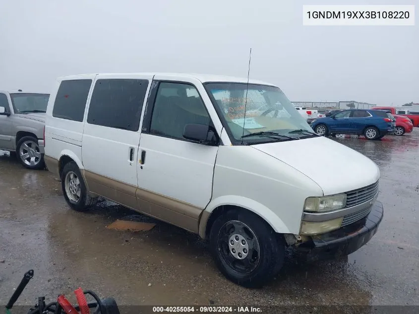 2003 Chevrolet Astro VIN: 1GNDM19XX3B108220 Lot: 40255054