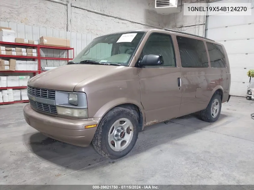 2004 Chevrolet Astro VIN: 1GNEL19X54B124270 Lot: 39821750