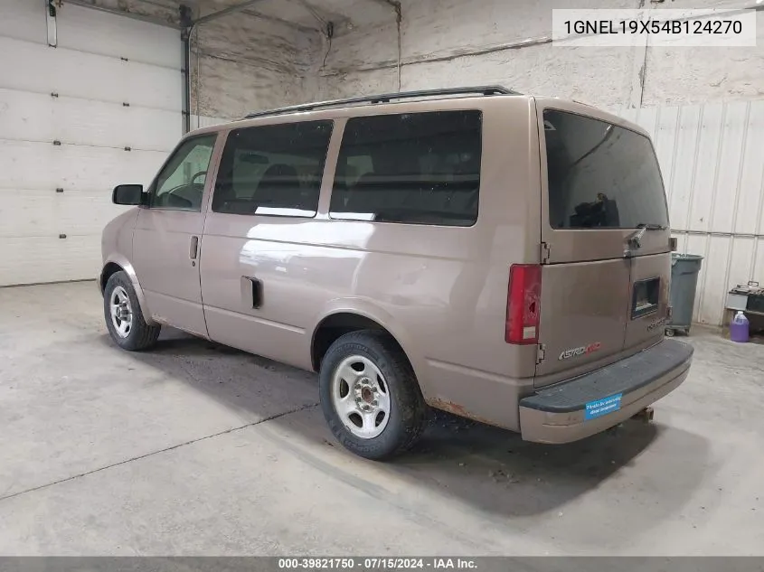 2004 Chevrolet Astro VIN: 1GNEL19X54B124270 Lot: 39821750