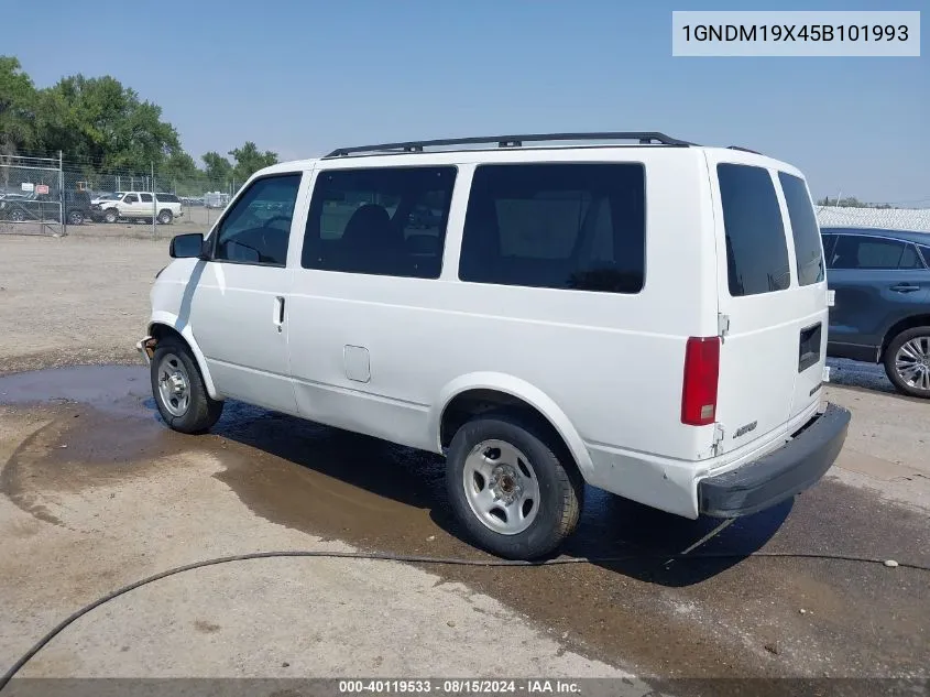 2005 Chevrolet Astro VIN: 1GNDM19X45B101993 Lot: 40119533