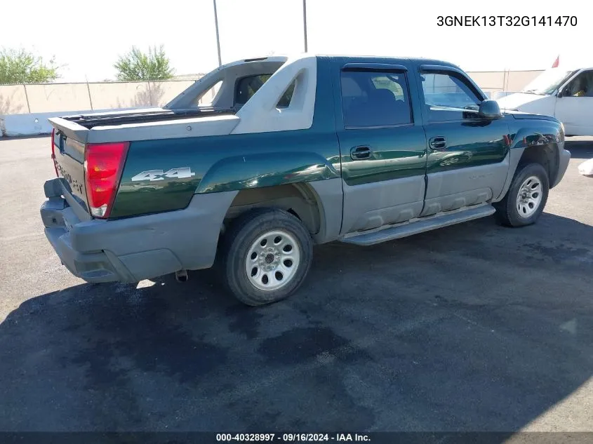 3GNEK13T32G141470 2002 Chevrolet Avalanche K1500