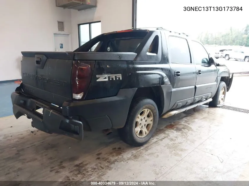 3GNEC13T13G173784 2003 Chevrolet Avalanche 1500