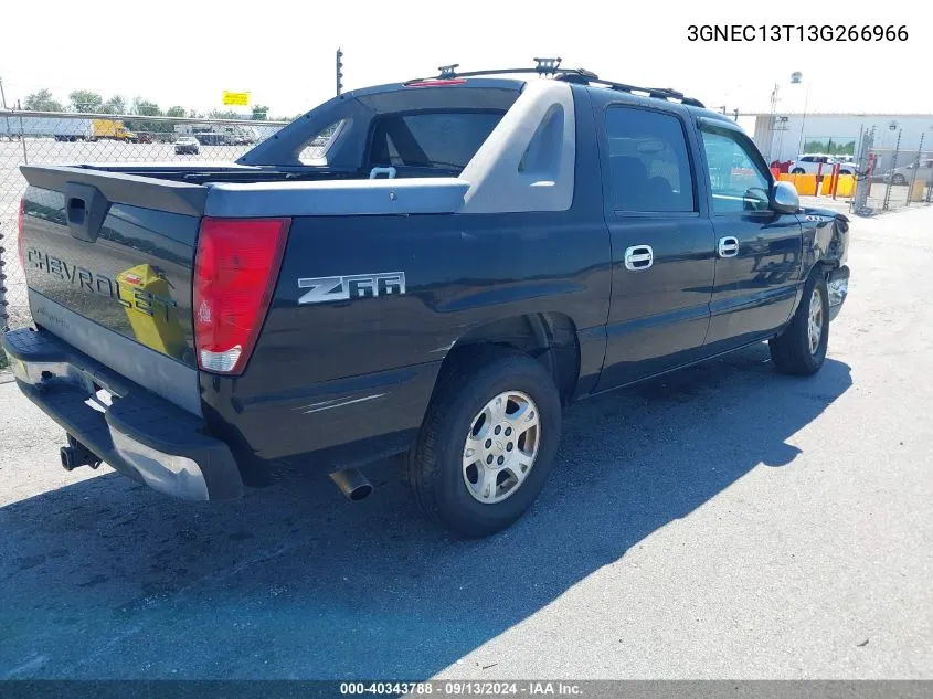 3GNEC13T13G266966 2003 Chevrolet Avalanche 1500