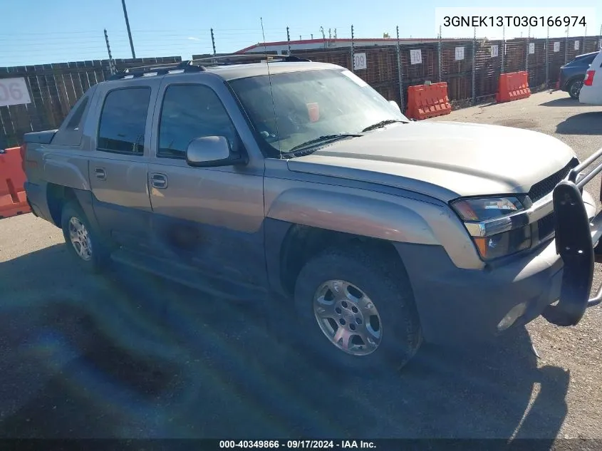 3GNEK13T03G166974 2003 Chevrolet Avalanche 1500