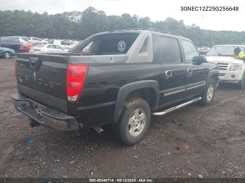 2005 Chevrolet Avalanche 1500 Z66 VIN: 3GNEC12Z25G256648 Lot: 40340714