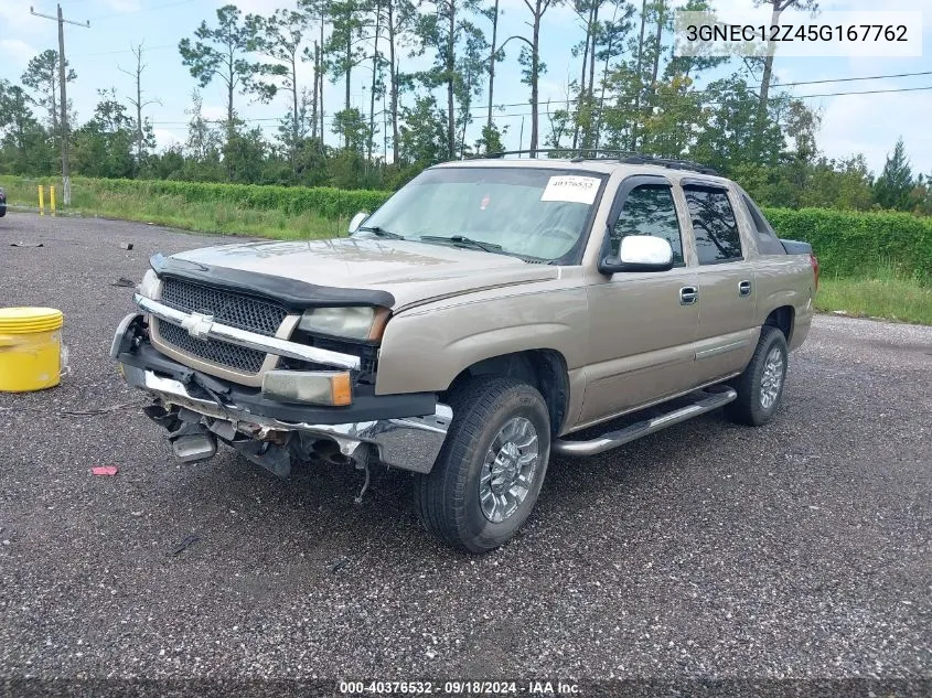 2005 Chevrolet Avalanche C1500 VIN: 3GNEC12Z45G167762 Lot: 40376532