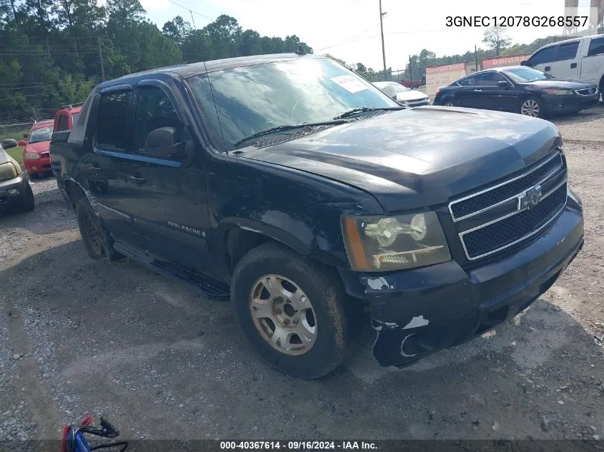 2008 Chevrolet Avalanche 1500 Lt VIN: 3GNEC12078G268557 Lot: 40367614