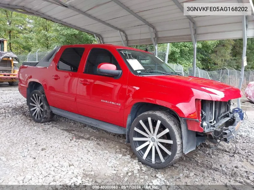 2010 Chevrolet Avalanche 1500 Lt1 VIN: 3GNVKFE05AG168202 Lot: 40300563