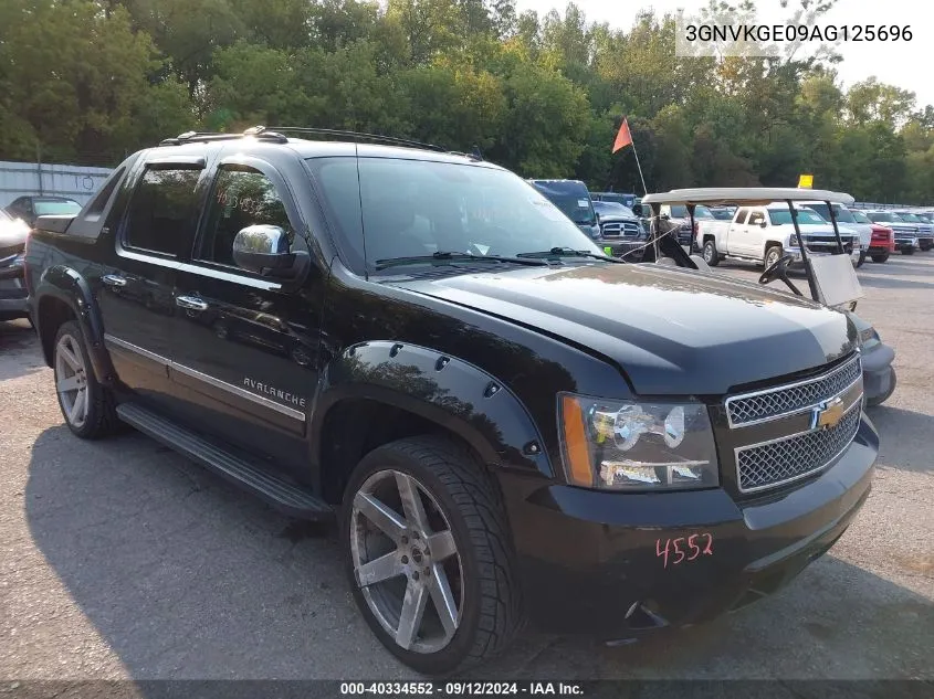 2010 Chevrolet Avalanche 1500 Ltz VIN: 3GNVKGE09AG125696 Lot: 40334552