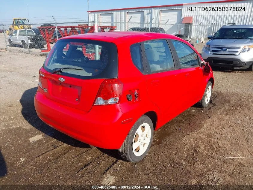 2005 Chevrolet Aveo Special Value VIN: KL1TD62635B378824 Lot: 40325405