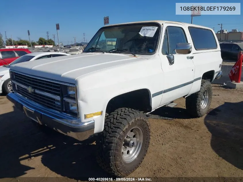 1984 Chevrolet Blazer K10 VIN: 1G8EK18L0EF179269 Lot: 40269616